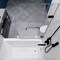 Anzzi Vensea Series 31.5 in. by 56 in. Frameless Hinged Tub Door in Matte Black SD-AZ8074-01MB - alternate 5